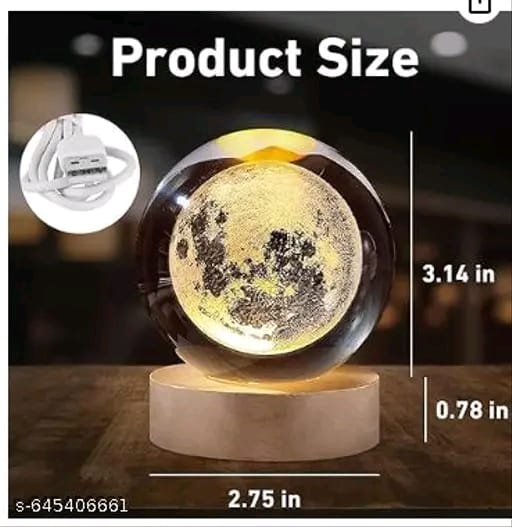 LunaGlow 3D Moonlight Lamp (copy) - Image 3